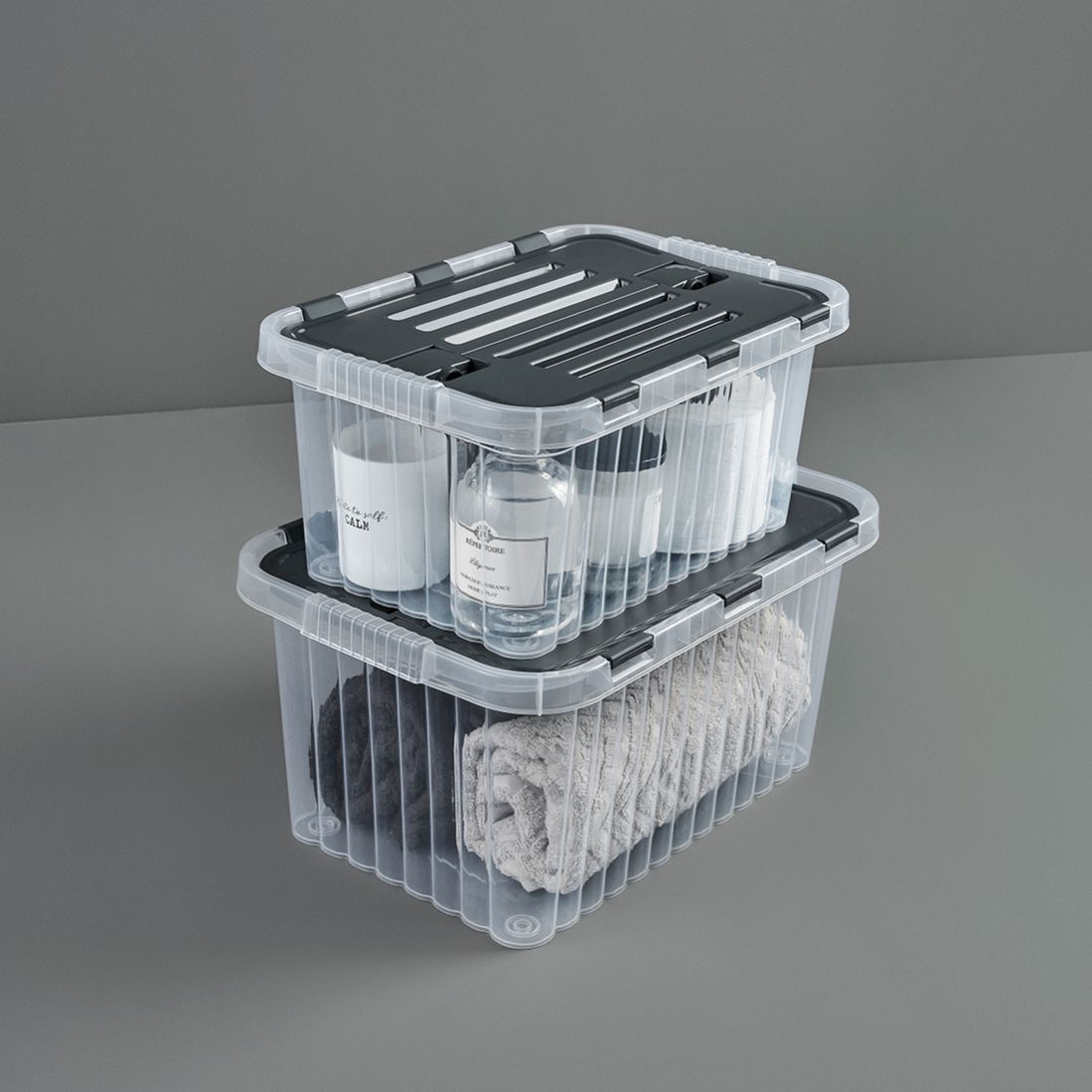 18 L Şeffaf Split Box