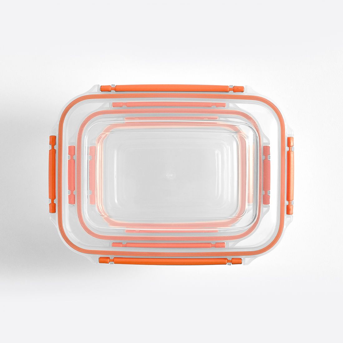 3 Pcs Master Rectangular Set (550-1000-1800 ml)