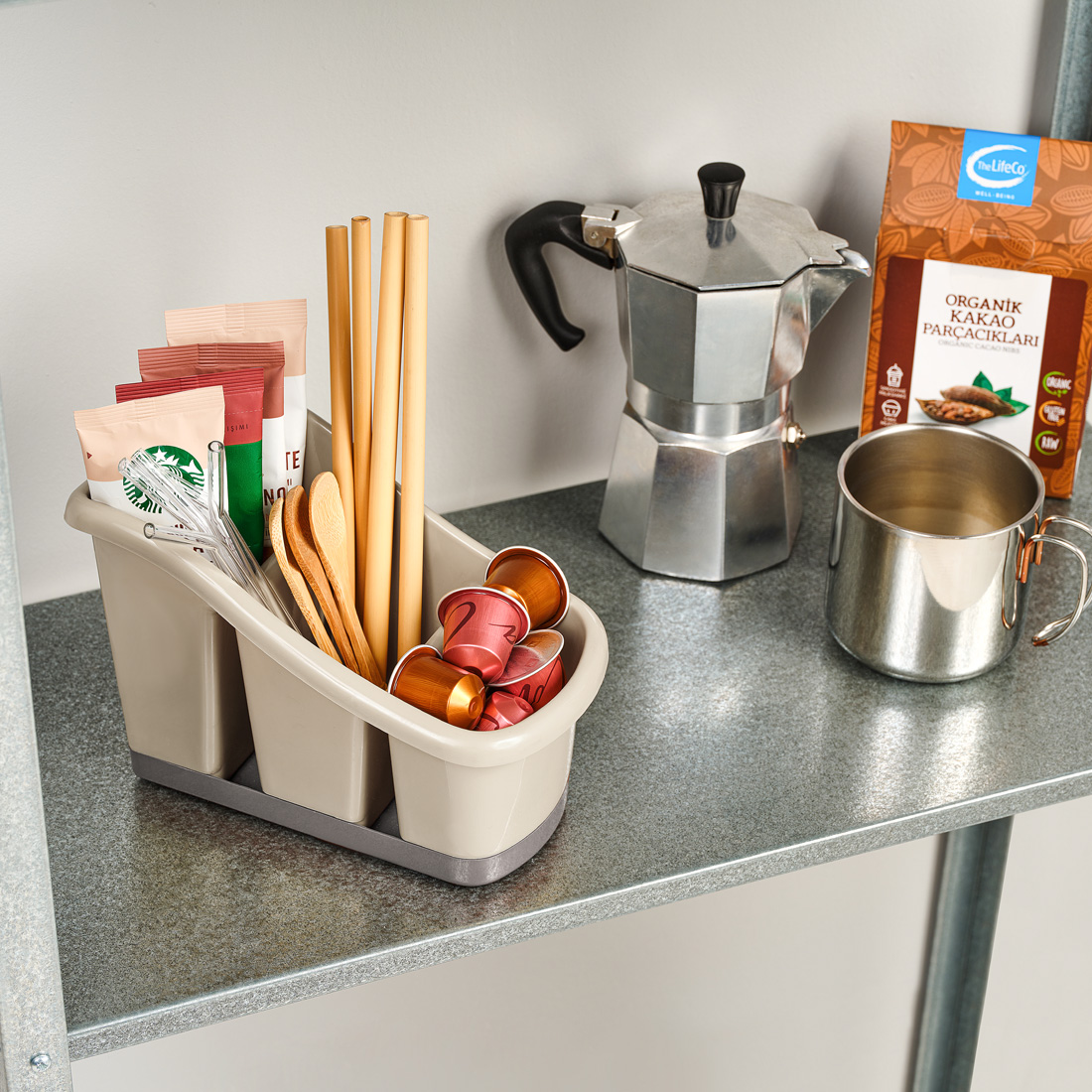 Step Cutlery Drainer