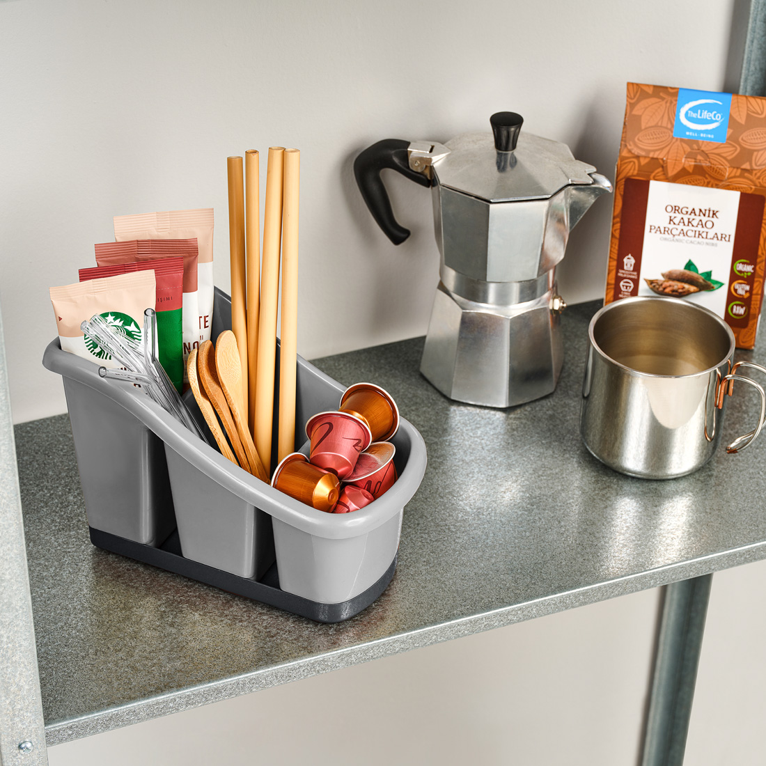 Step Cutlery Drainer