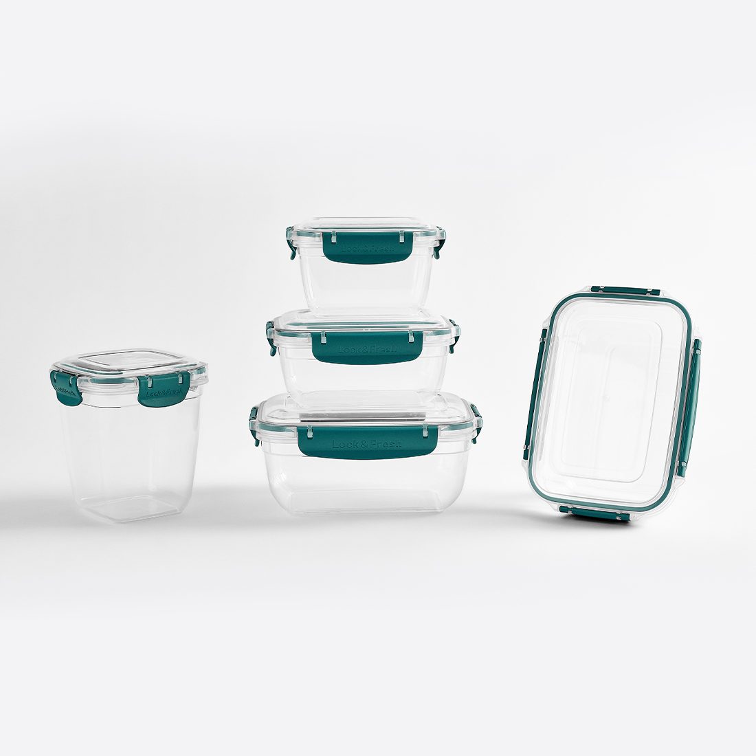 3 Pcs Master Rectangular Set (550-1000-1800 ml)