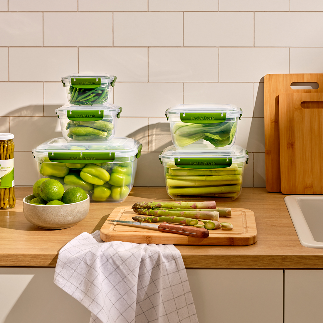 4 Pcs Master Rectangular Set (550-1000-1800-3000 ml)