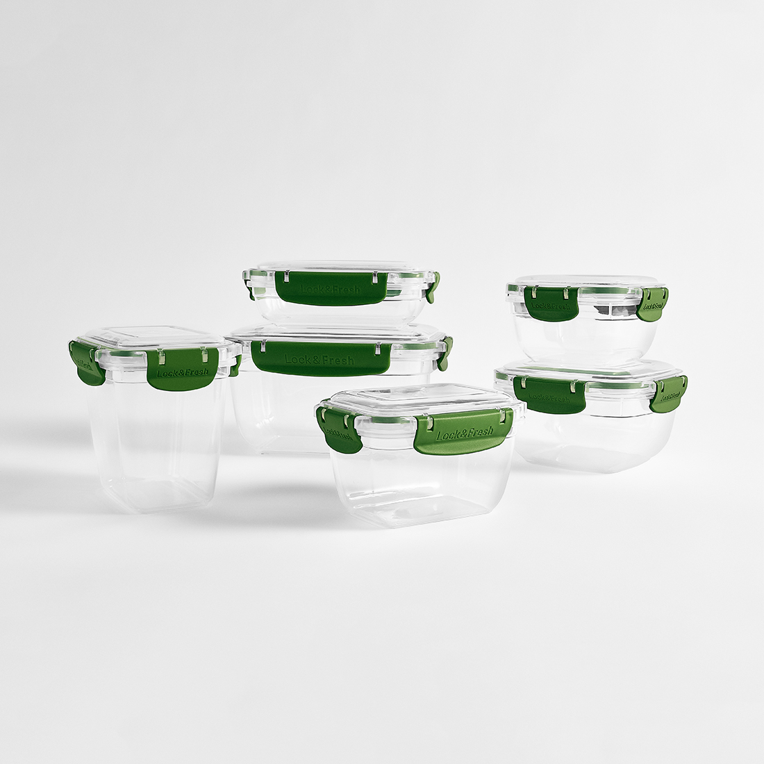 4 Pcs Master Rectangular Set (550-1000-1800-3000 ml)