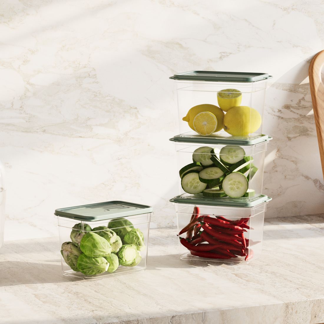 950 ml Smart Saklama Kabı