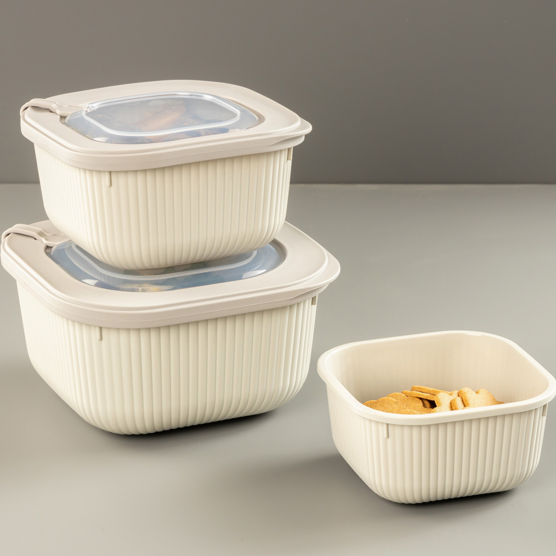 3 Parça MicroLine Set ( 600-1100-1800 ml )