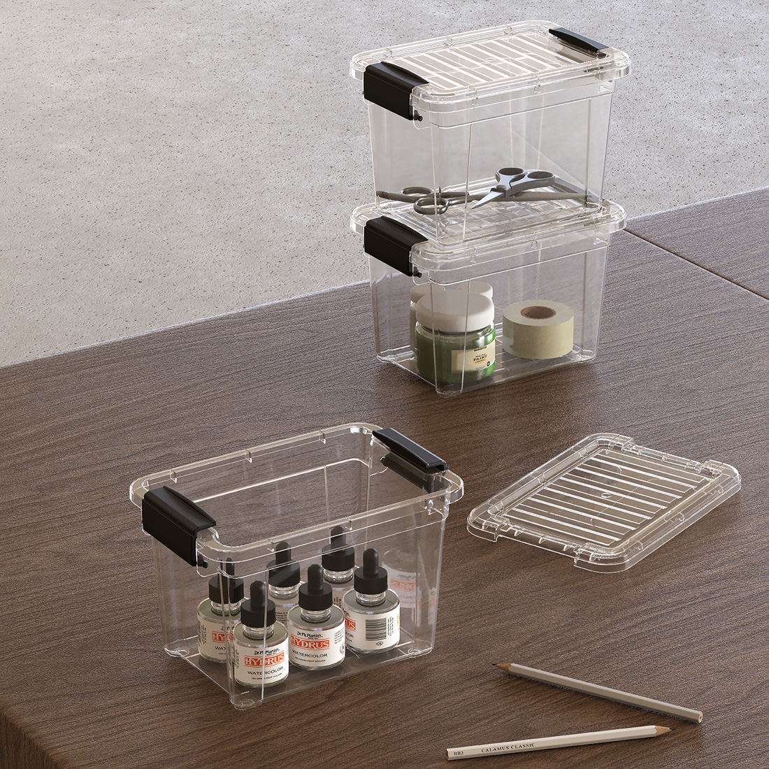Lock&Keep Box 1,35 L X 3 Set