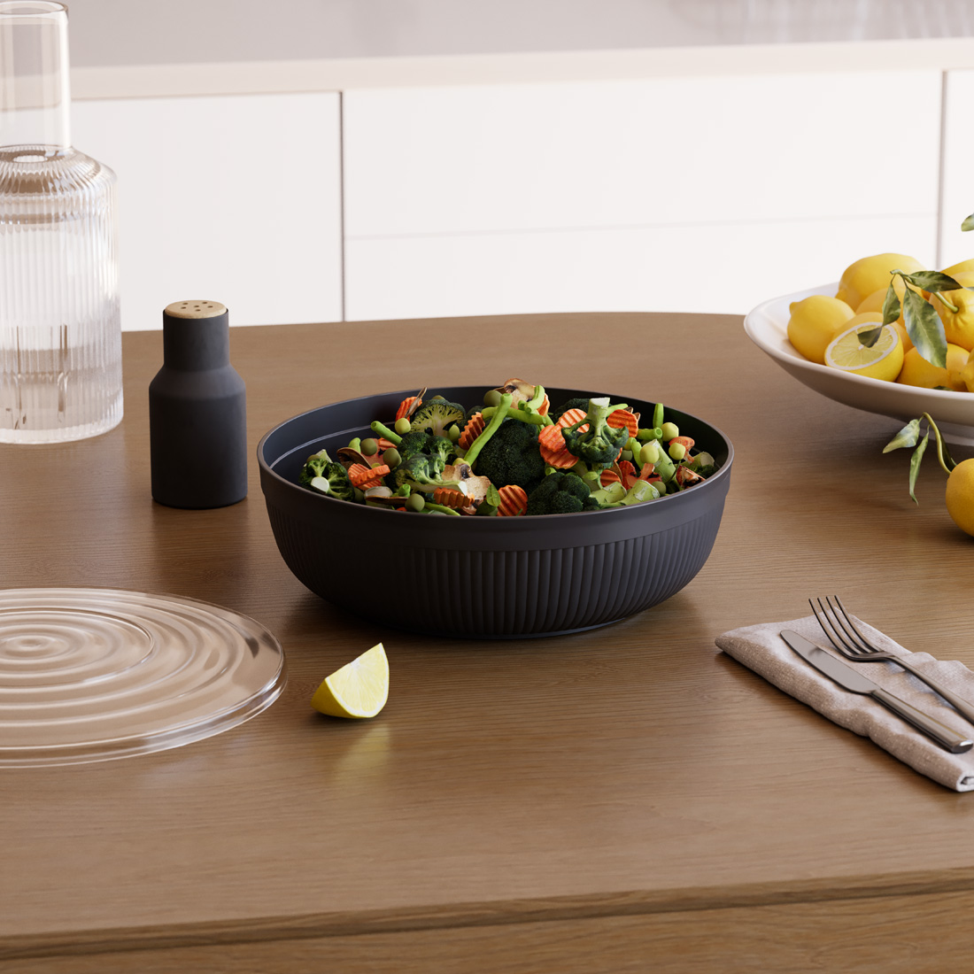 4000 ml Kapaklı Line Chef Kase