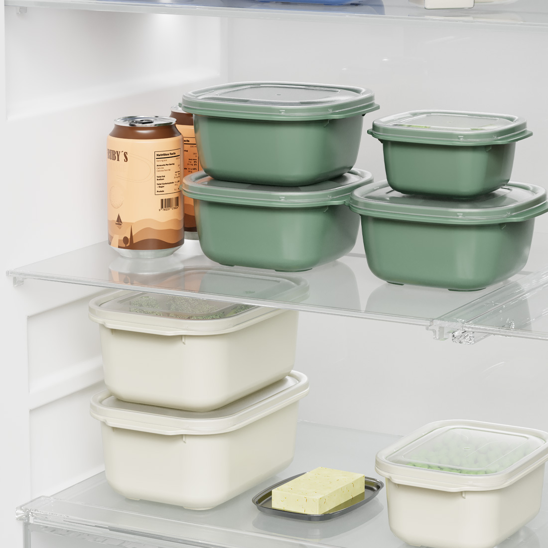 1100 ml Easy Keep Kare Saklama Kabı
