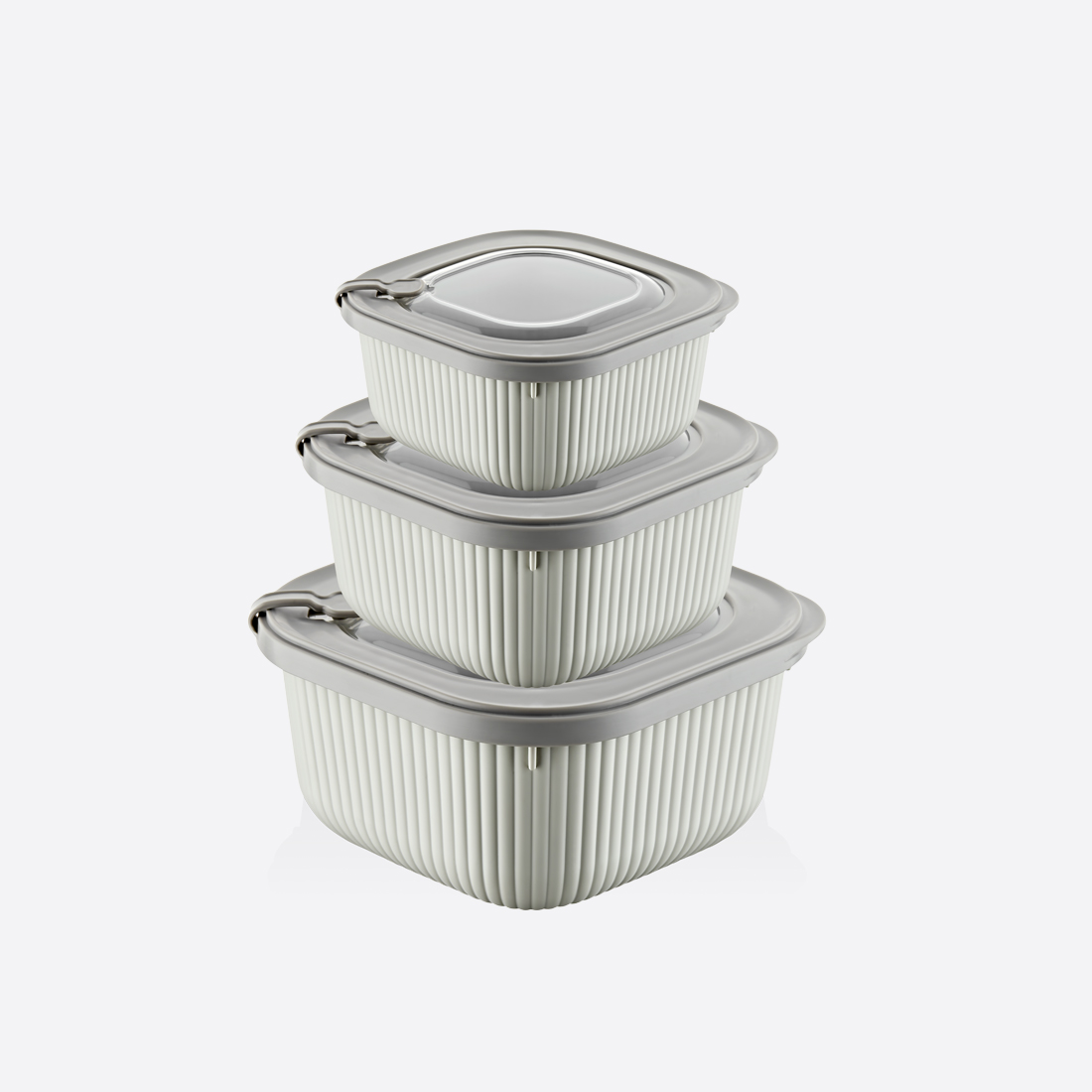3 Parça MicroLine Set ( 600-1100-1800 ml )