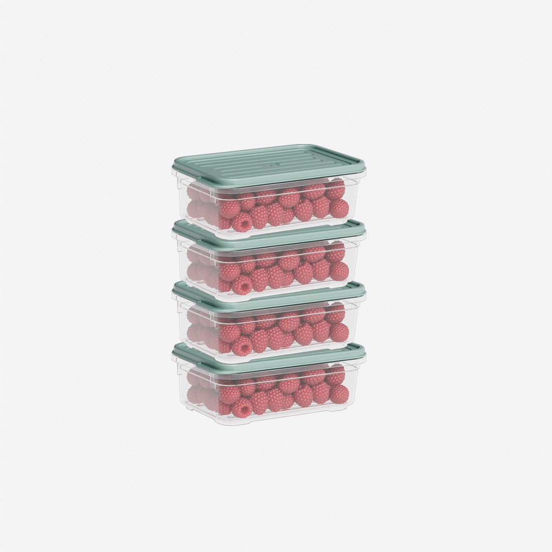 4 Pcs Smart Storage Container Set (4 x 500ml)
