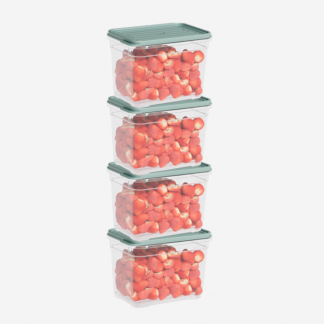 4 Parça Smart Saklama Kabı Set (4 x 950 ml)