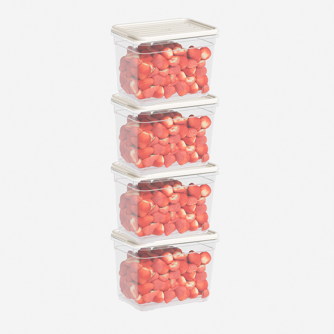 4 Parça Smart Saklama Kabı Set (4 x 950 ml)