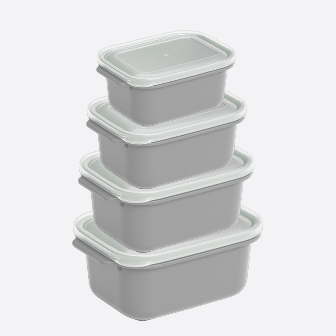4 Pcs Easy Keep Rectangular Set ( 500 x 1000 x 2000 x 3500 ml)