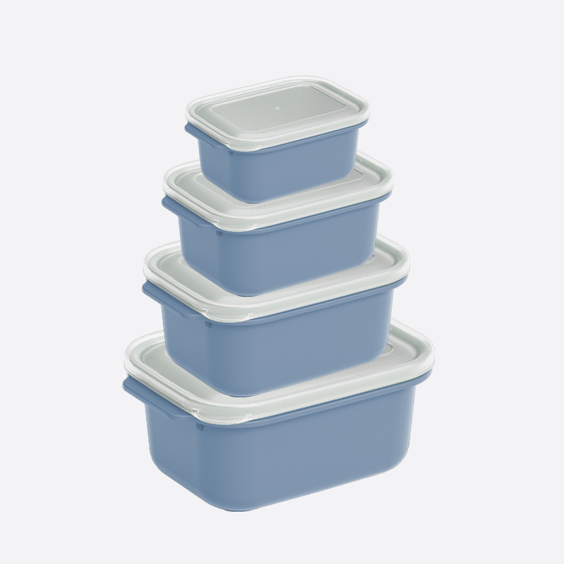 4 Pcs Easy Keep Rectangular Set ( 500 x 1000 x 2000 x 3500 ml)