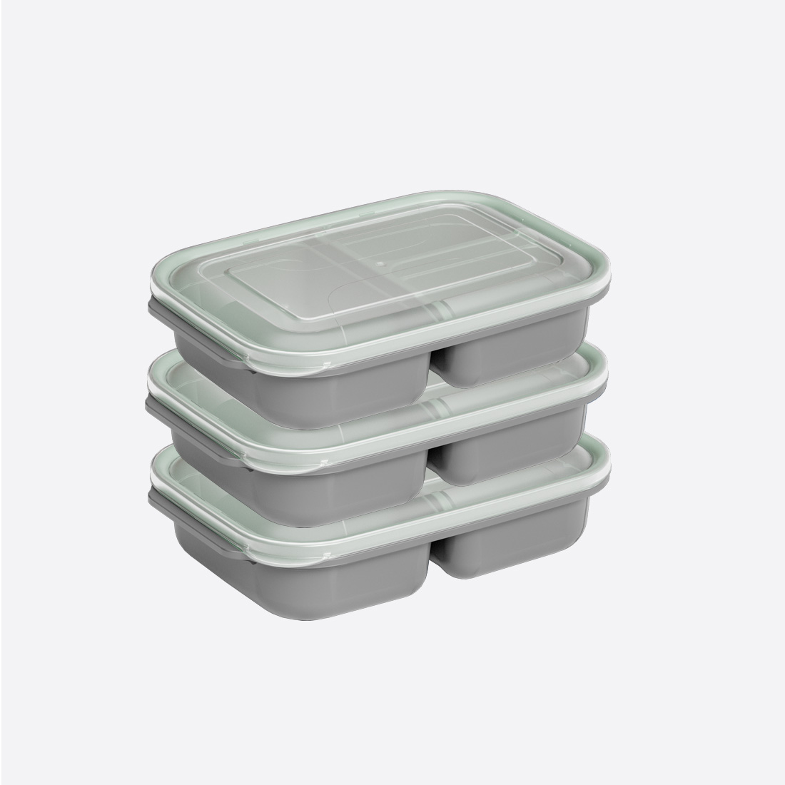 3 Pcs Easy Keep Rectangular Set (3 x 1700 ml)
