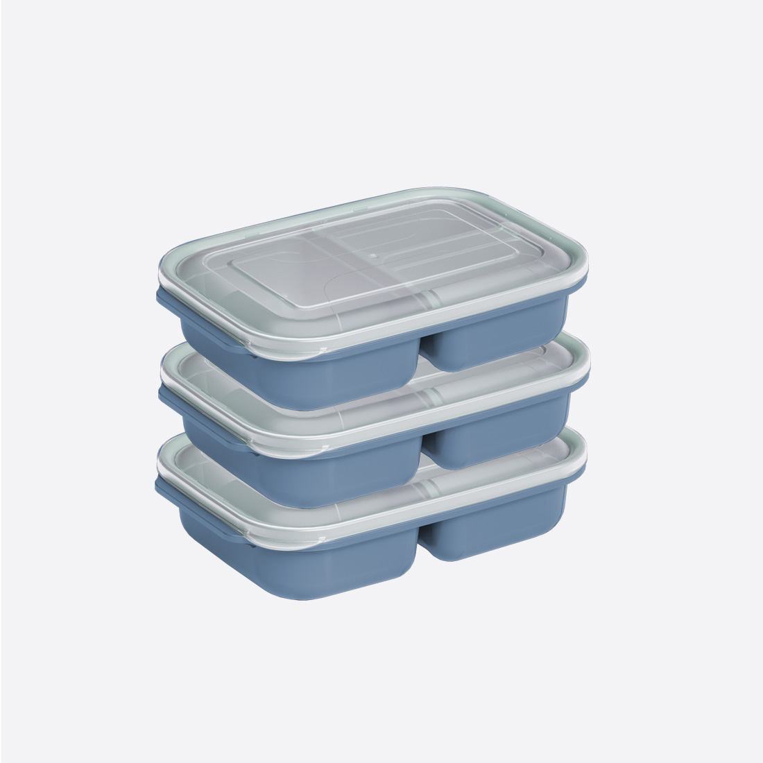 3 Pcs Easy Keep Rectangular Set (3 x 1700 ml)