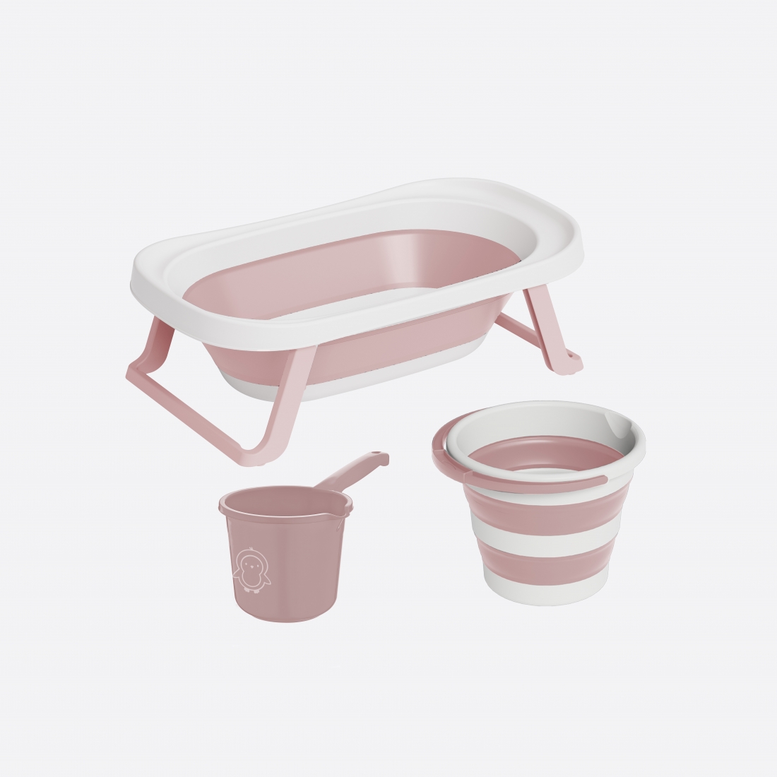 3 pcs Foldable Baby Set